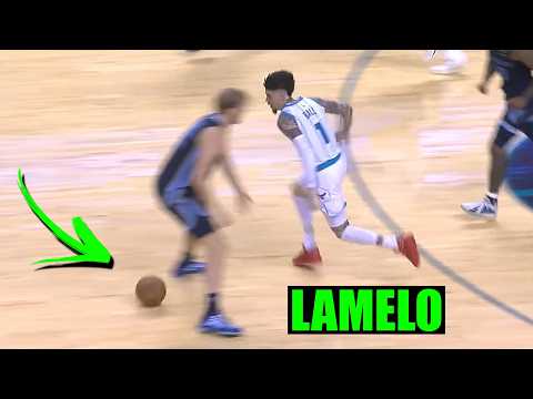 Lamelo Ball Is Playing Video Games On The Court...