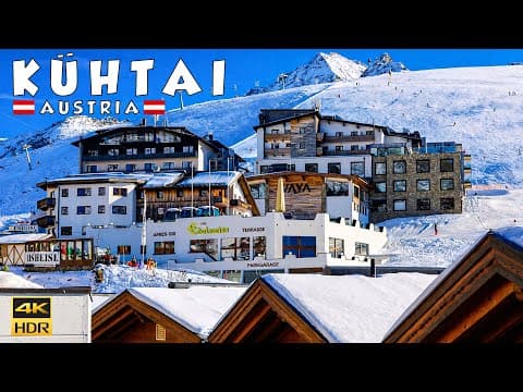 Kühtai Austria | Alpine Winter Snow Paradise 4k 60 Pfs