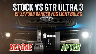 Gtr Lighting Ultra 3 | The Fog Light Upgrade 19-23 Ford Ranger Owners Need!