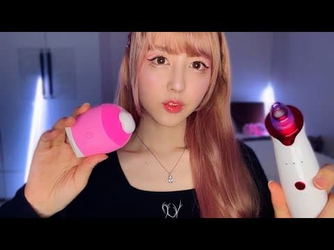 Asmr I'll Cleanse Your Dirty Makeup Realistically And Take Care Of Your Skin!🧼 Trust Me✨