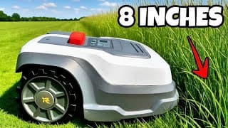 This Robot Mower Turned My Yard From Wild To Perfect In Minutes! | Roboup T1200 Pro