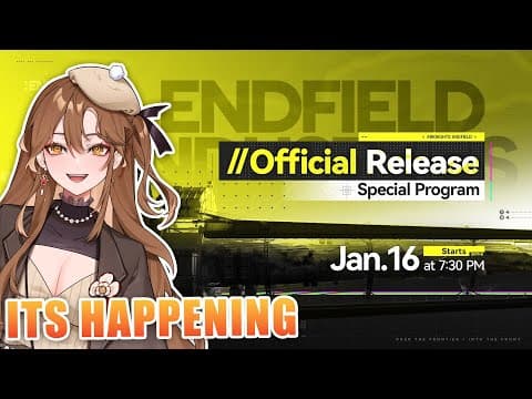 Finally!! Arknights: Endfield Special Program!!