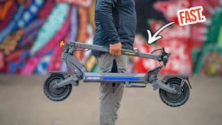 This Scooter Goes 40+ Mph And Is Too Fun! // Ausom Dt2 Pro Review