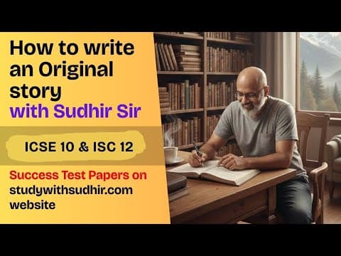Tips For 20/20 Original Story Composition | Icse Class 10 + Isc Class 12  #englishwithsudhirsir