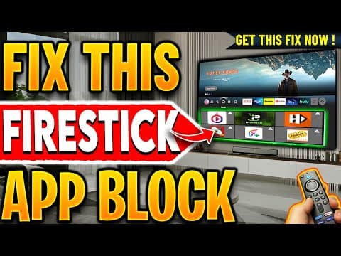 🔴Unblock Amazon Fire TV Apps With This New Fix