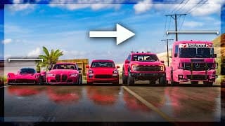 Forza But If You Win, Your Car Gets Bigger!