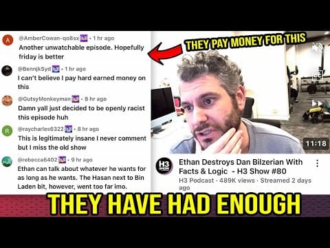 Ethan Klein's Fans Finally Turn Against Him For Hasan And Israel Obsession
