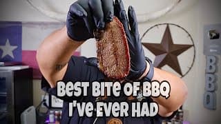 Best Bite Of Bbq I've Ever Had - Flat Iron Steak - Smokin' Joe's Pit Bbq