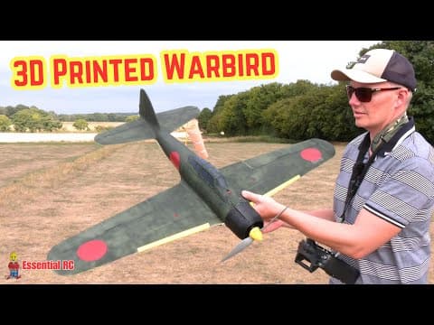 Is This The Future Of Radio Controlled Modelling ? 3d Printed Rc Zero Warbird !