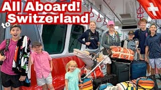 No Cars Allowed--taking My 8 Kids To A Remote Mountain Town In The Swiss Alps🇨🇭