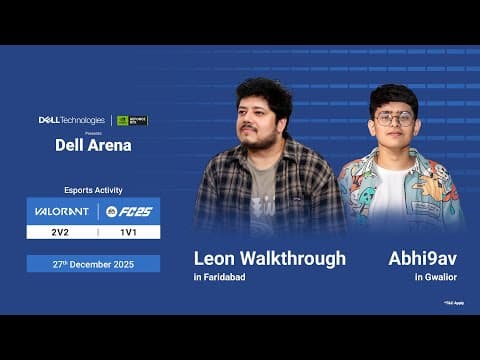 Dell Arena Ft. Leon Walkthrough And Abhi9av | 27 December | Faridabad And Gwalior