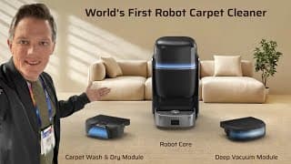 Robotin R2 - World's First Robot Carpet Wash & Vacuum