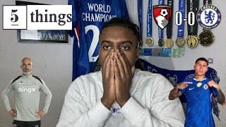 Delap X Guiu Unimpressive | 5 Things Learned From Bournemouth 0-0 Chelsea @carefreelewisg