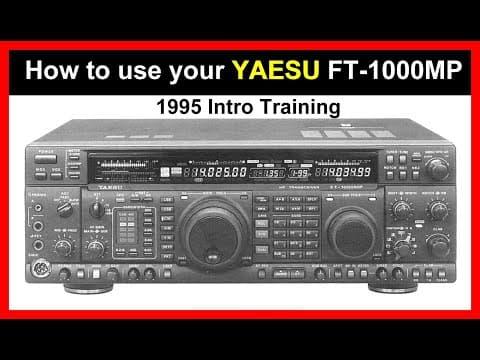 Vintage Amateur Radio (ham):  How To Use Your Yaesu Ft-1000mp Series Hf Radio Transceiver 1995
