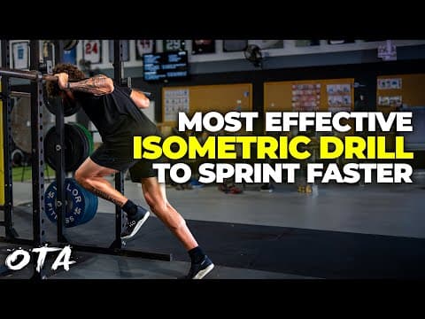 Most Effective Isometric Drill To Sprint Faster