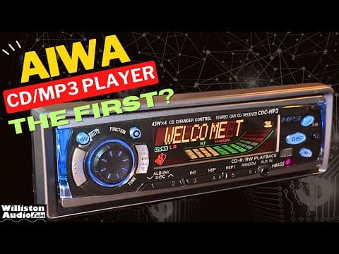 This Was Revolutionary 25 Years Ago - Aiwa Cdc-mp3 Car Cd/mp3 Stereo