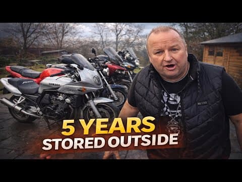 5 Years Stored Outside… Can These Motorcycles Be Saved?
