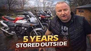 5 Years Stored Outside… Can These Motorcycles Be Saved?