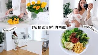 Vlog | Baby Blues, Fall Refresh & Healthy Routines Postpartum | Annie Jaffrey