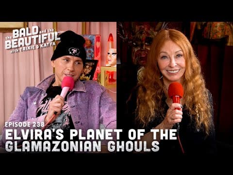 Elvira's Planet Of The Glamazonian Ghouls With Trixie | The Bald And The Beautiful W/ Trixie & Katya