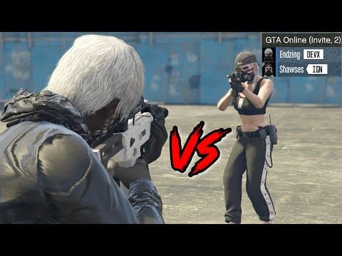 Fighting The Best Female Rng Player Of Gta 5 Online