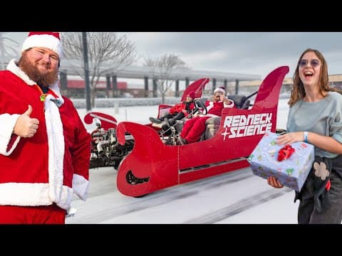 I Built A V8 Sleigh To Deliver Presents
