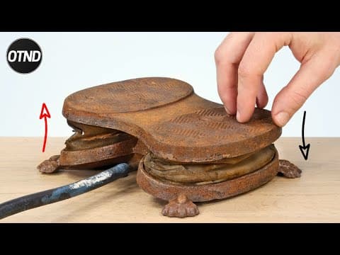 1900's Foot Pump Restoration - A Unique Piece !