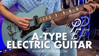 Powers Electric A-type Electric Guitar - Meissen Blue