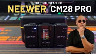 Wireless Microphone System Takes Your Audio To The Next Level With Neewer Cm28 Pro