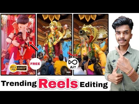 New Lord Ganesh Hugging Ai Video Edit | Ganpati Bappa Ai Hug Trending Reels Editing | Openart.ai 😲
