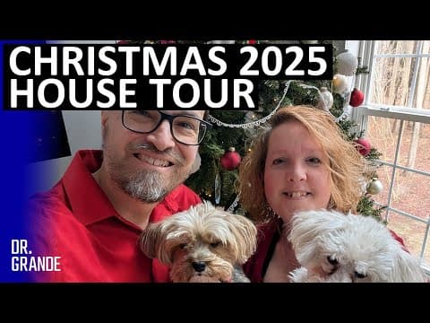 Christmas House Tour Extravaganza 2025 | Counselor Educator And Wife Analyze Christmas Decorations