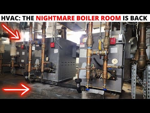 Hvac: The Nightmare Boiler Room Is Back! Laars Pennant Hydronic Boiler Not Working/emergency Repair