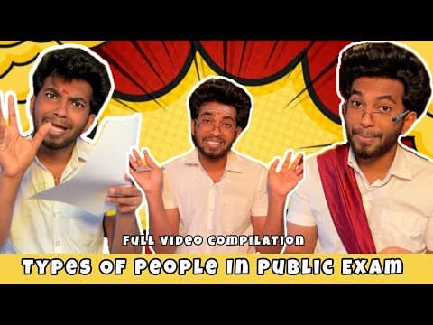 Types Of People In Public Exam Full Compilation | Naalu Vitham Aravindh | #school #typesof