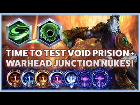 Zeratul Vp - Time To Test Void Prision + Warhead Junction Nukes! - Bronze To Grandmaster Season 1 20
