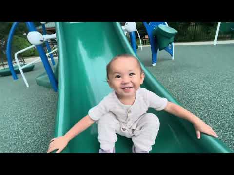 Everly’s First Time On The Slide All By Herself 🇵🇭 🇺🇸