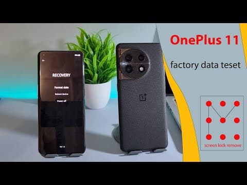 Oneplus 11 Factory Data Reset | Screen Password Unlock