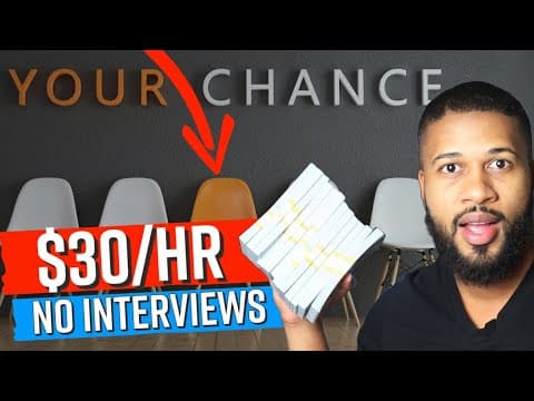 Hurry! No Interview No Experience Needed - Make $30/hr Easy Work-from-home Job! - No Phones
