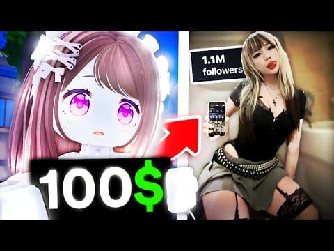 So I Hired A Famous Instagram Girl To Play Roblox With Me