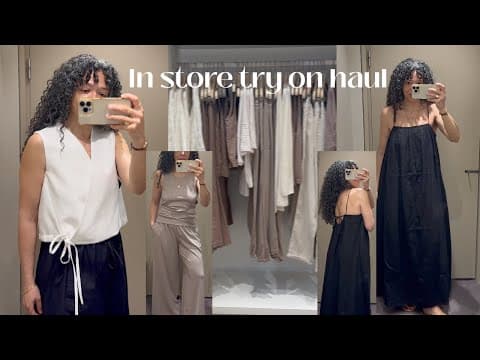 In Store Try On Haul | Cos | Uniqlo | The White Company
