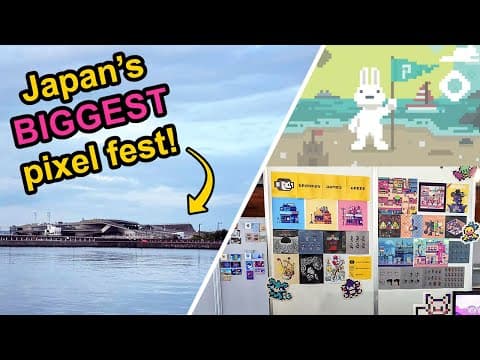 My Experience At Japan’s Biggest Pixel Art Festival! | ‘pixel Art Park’ 2025