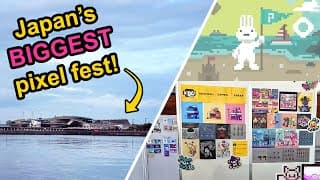 My Experience At Japan’s Biggest Pixel Art Festival! | ‘pixel Art Park’ 2025