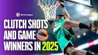 The Greatest Clutch Shots & Game Winners Of 2025 | Euroleague Basketball