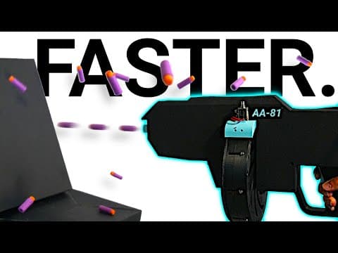 My Insane 100 Dart Per Second Nerf Gun | Finale