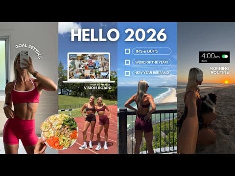 Hello 2026 ✨ The Year Of Soft Discipline | Goals, Vision Board & The Ultimate Reset
