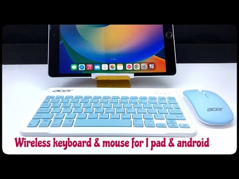 Wireless Keyboard & Mouse Kit For Ipad & Android