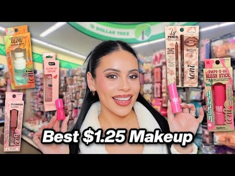 Full Face Of New Dollar Tree Makeup 😍 Hits & Misses 🔥