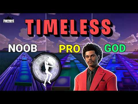 The Weeknd, Playboi Carti - Timeless - Noob Vs Pro Vs God (fortnite Music Blocks) Ft. @csofsomber