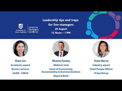 Four-part Cwex Online Series “calling All Line Managers, The Unsung Heroes Of Our Workplaces"