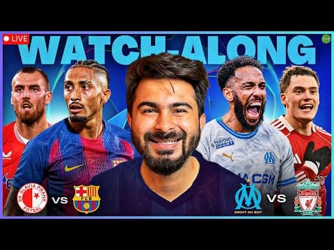 Slavia Prague V Barca | Marseille V Liverpool Ucl Watchalong Live | Tfhd