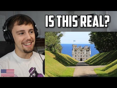 American Reacts To £25,000,000 Castle..